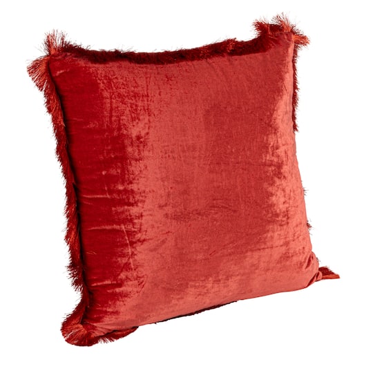 Hello Honey® 20" x 20" Berry Bliss Eyelash Fringe Pillow